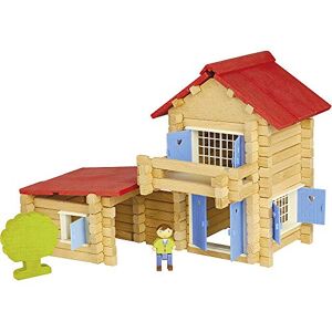Jeujura La Maison en Bois 140 pièces Jeu de Construction dans sa Valise en Carton A partir de 5 Ans Agilité Créativité Manipulation Catalogue fourni – 8033 - Publicité Jeujura La Maison en Bois 140 pièces Jeu de Construction dans sa Valise en Carton A partir de 5 Ans Agilité Créativité Manipulation Catalogue fourni – 8033 - Publicité