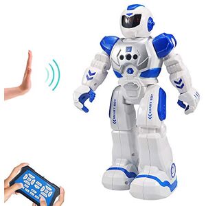 HUSAN Robot Télécommandé pour Les Enfants,Programmable RC Robot Enfant avec Danse Chanter Intelligent contrôleur Infrarouge Jouets, détection Geste,Cadeau d'anniversaire pour garçons Filles (Bleu) - Publicité HUSAN Robot Télécommandé pour Les Enfants,Programmable RC Robot Enfant avec Danse Chanter Intelligent contrôleur Infrarouge Jouets, détection Geste,Cadeau d'anniversaire pour garçons Filles (Bleu) - Publicité