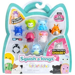 Squishmallows Squish-a-longs Mini-Squish Pack de 8 - Jouet à Collectionner - Publicité Squishmallows Squish-a-longs Mini-Squish Pack de 8 - Jouet à Collectionner - Publicité