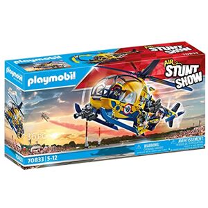 Playmobil 70833 Air Stuntshow Hélicoptère et équipe de Tournage Stuntshow Cascadeur Spectacle - Publicité Playmobil 70833 Air Stuntshow Hélicoptère et équipe de Tournage Stuntshow Cascadeur Spectacle - Publicité