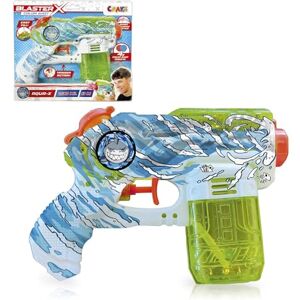 CRAZE Blaster-X Water Guns Small Pistolet à Eau pour Enfants 20cm, Pistolet à Eau avec pastilles de Couleur Distance de tir 10m, Jouet de Combat à Eau - Publicité CRAZE Blaster-X Water Guns Small Pistolet à Eau pour Enfants 20cm, Pistolet à Eau avec pastilles de Couleur Distance de tir 10m, Jouet de Combat à Eau - Publicité