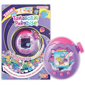 TAMAGOTCHI Bandai Paradise Ciel Animal Virtuel à élever avec molette de Zoom Jouet Interactif en français Modèle Ciel Violet et Rose Jouet Enfant 6 Ans et + 43423 - Publicité TAMAGOTCHI Bandai Paradise Ciel Animal Virtuel à élever avec molette de Zoom Jouet Interactif en français Modèle Ciel Violet et Rose Jouet Enfant 6 Ans et + 43423 - Publicité