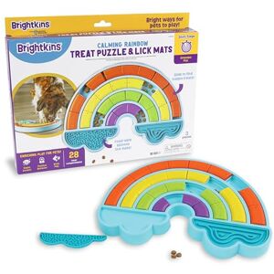 BrightKins Puzzle apaisant Arc-en-Ciel Planche de Puzzle d'extérieur Jouets interactifs pour Chien Anniversaire Gamelles d'enrichissement Dentition et Mastication pour Chiot Mangeoire - Publicité BrightKins Puzzle apaisant Arc-en-Ciel Planche de Puzzle d'extérieur Jouets interactifs pour Chien Anniversaire Gamelles d'enrichissement Dentition et Mastication pour Chiot Mangeoire - Publicité