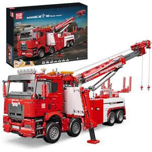 Mould King 17027 Technik Modèle de Camion de Pompiers – 4 420 pièces – Camion télécommandé (Via télécommande et Application) avec Grue – Équipé de 7 Moteurs – Kit de Construction pour Adultes - Publicité Mould King 17027 Technik Modèle de Camion de Pompiers – 4 420 pièces – Camion télécommandé (Via télécommande et Application) avec Grue – Équipé de 7 Moteurs – Kit de Construction pour Adultes - Publicité