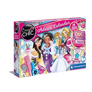 Clementoni 18673 Crazy Chic Calendrier de l'avent calendrier enfant fille, calendrier de l’avent 2021 de Noël avec 24 surprises, jouet de l'avent 2021, cadeau fille 7 ans - Publicité