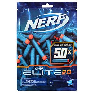 Hasbro Nerf Elite 2.0 Lot de 50 fléchettes en Mousse Compatible avec Tous Les Blasters Elite 2.0 - Publicité Hasbro Nerf Elite 2.0 Lot de 50 fléchettes en Mousse Compatible avec Tous Les Blasters Elite 2.0 - Publicité