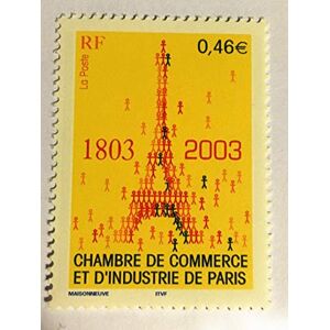 Timbre France par des Livres Express. Année 2003 Timbre de France Neuf** de Collection Authentique. No 3545. Paris, Tour Eiffel - Publicité
