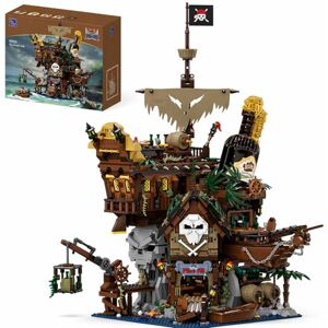 PAN TASY Ensemble de Construction Taverne de Pirates, Architecture Modulaire d’Épave, avec Bar Terrasse, Bouteille de Rhum Géante – Kit de Blocs Nautiques pour Adultes - Publicité PAN TASY Ensemble de Construction Taverne de Pirates, Architecture Modulaire d’Épave, avec Bar Terrasse, Bouteille de Rhum Géante – Kit de Blocs Nautiques pour Adultes - Publicité