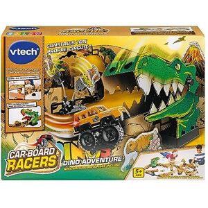 VTech Car-Board Racers, Circuit Voitures Dino Adventure, Pistes de Course en Carton Recyclé* Extensibles à l’Infini avec Voiture Tout-Terrain Motorisée, Cadeau Enfant Dès 5 Ans Contenu en Français - Publicité VTech Car-Board Racers, Circuit Voitures Dino Adventure, Pistes de Course en Carton Recyclé* Extensibles à l’Infini avec Voiture Tout-Terrain Motorisée, Cadeau Enfant Dès 5 Ans Contenu en Français - Publicité