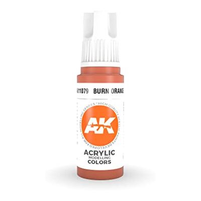 AK Interactive AK Acrylics 3Gen AK11079 Burn Orange (17ml) - Publicité AK Interactive AK Acrylics 3Gen AK11079 Burn Orange (17ml) - Publicité