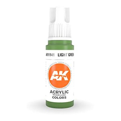 AK Interactive AK Acrylics 3Gen AK11141 Light Green (17ml) - Publicité AK Interactive AK Acrylics 3Gen AK11141 Light Green (17ml) - Publicité