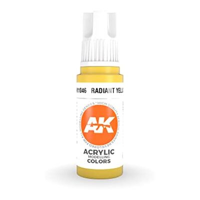 AK Interactive AK Acrylics 3Gen AK11046 Radiant Yellow (17ml) - Publicité AK Interactive AK Acrylics 3Gen AK11046 Radiant Yellow (17ml) - Publicité