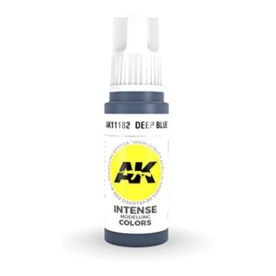 AK Interactive AK Acrylics 3Gen AK11182 Deep Blue (17ml) - Publicité AK Interactive AK Acrylics 3Gen AK11182 Deep Blue (17ml) - Publicité