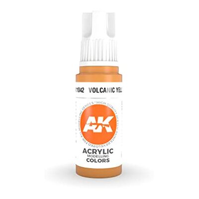 AK Interactive AK Acrylics 3Gen AK11042 Volcanic Yellow (17ml) - Publicité AK Interactive AK Acrylics 3Gen AK11042 Volcanic Yellow (17ml) - Publicité