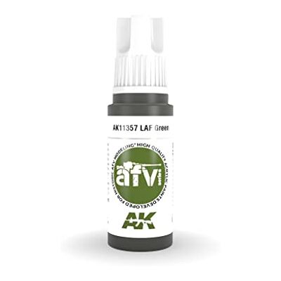 AK Interactive AK Acrylics 3Gen AFV AK11357 LAF Green (17ml) - Publicité AK Interactive AK Acrylics 3Gen AFV AK11357 LAF Green (17ml) - Publicité