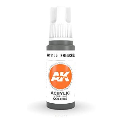 AK Interactive AK Acrylics 3Gen AK11166 French Blue (17ml) - Publicité AK Interactive AK Acrylics 3Gen AK11166 French Blue (17ml) - Publicité