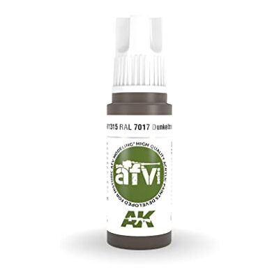AK Interactive AK Acrylics 3Gen AFV AK11315 RAL 7017 Dunkelbraun (17ml) - Publicité AK Interactive AK Acrylics 3Gen AFV AK11315 RAL 7017 Dunkelbraun (17ml) - Publicité