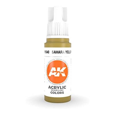 AK Interactive AK Acrylics 3Gen AK11040 Sahara Yellow (17ml) - Publicité AK Interactive AK Acrylics 3Gen AK11040 Sahara Yellow (17ml) - Publicité
