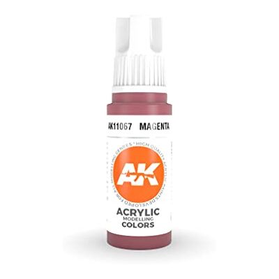 AK Interactive AK Acrylics 3Gen AK11067 Magenta (17ml) - Publicité AK Interactive AK Acrylics 3Gen AK11067 Magenta (17ml) - Publicité