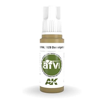 AK Interactive AK Acrylics 3Gen AFV AK11318 RAL 7028 Dunkelgelb (Initial) (17ml) - Publicité AK Interactive AK Acrylics 3Gen AFV AK11318 RAL 7028 Dunkelgelb (Initial) (17ml) - Publicité