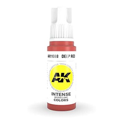 AK Interactive AK Acrylics 3Gen AK11088 Deep Red (17ml) - Publicité AK Interactive AK Acrylics 3Gen AK11088 Deep Red (17ml) - Publicité