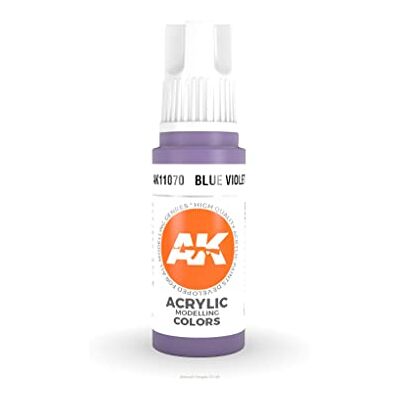 AK Interactive AK Acrylics 3Gen AK11070 Blue Violet (17ml) - Publicité AK Interactive AK Acrylics 3Gen AK11070 Blue Violet (17ml) - Publicité