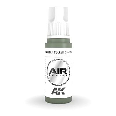AK Interactive AK Acrylics 3Gen AIRCRAFT AK11847 RAF Cockpit Grey-Green (17ml) - Publicité AK Interactive AK Acrylics 3Gen AIRCRAFT AK11847 RAF Cockpit Grey-Green (17ml) - Publicité