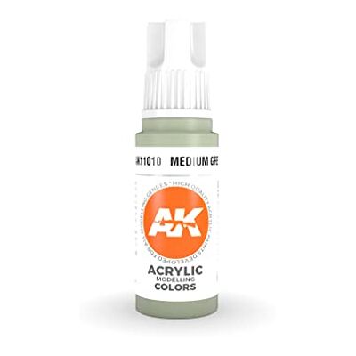 AK Interactive AK Acrylics 3Gen AK11010 Medium Grey (17ml) - Publicité AK Interactive AK Acrylics 3Gen AK11010 Medium Grey (17ml) - Publicité