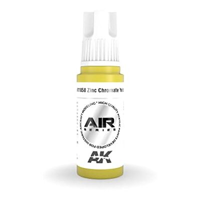 AK Interactive AK Acrylics 3Gen AIRCRAFT AK11858 Zinc Chromate Yellow (17ml) - Publicité AK Interactive AK Acrylics 3Gen AIRCRAFT AK11858 Zinc Chromate Yellow (17ml) - Publicité