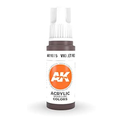 AK Interactive AK Acrylics 3Gen AK11075 Violet Red (17ml) - Publicité AK Interactive AK Acrylics 3Gen AK11075 Violet Red (17ml) - Publicité