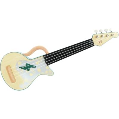 Hape Instrument de Musique en Bois Ukulélé Rock'n'Roll avec Partitions Jouet d'Éveil Musical Petite Guitare pour Enfant dès 3 Ans Idée Cadeau Fille et Garçon Taille Enfant - Publicité Hape Instrument de Musique en Bois Ukulélé Rock'n'Roll avec Partitions Jouet d'Éveil Musical Petite Guitare pour Enfant dès 3 Ans Idée Cadeau Fille et Garçon Taille Enfant - Publicité