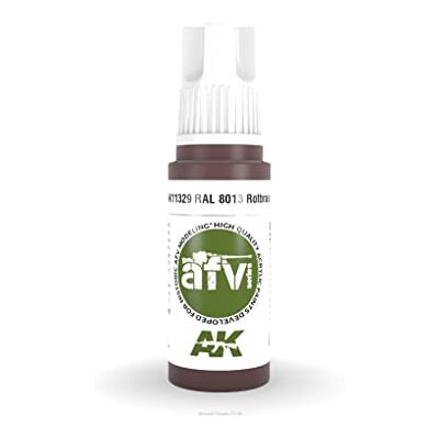 AK Interactive AK Acrylics 3Gen AFV AK11329 RAL 8013 Rotbraun (17ml) - Publicité AK Interactive AK Acrylics 3Gen AFV AK11329 RAL 8013 Rotbraun (17ml) - Publicité