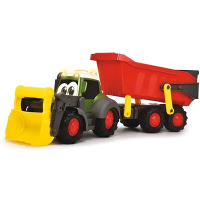 Dickie Toys ABC Tracteur Jouet 65cm Fendt avec remorque, lumière et Son, adapté aux Enfants à partir de 1 an (204119000) - Publicité Dickie Toys ABC Tracteur Jouet 65cm Fendt avec remorque, lumière et Son, adapté aux Enfants à partir de 1 an (204119000) - Publicité