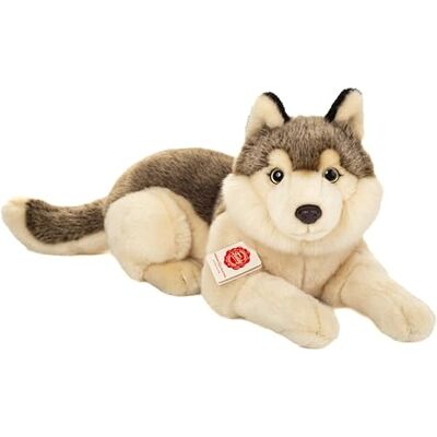 Hermann Teddy Teddy Hermann 90855 Peluche loup allongée en peluche durable avec matériaux recyclés 40 cm - Publicité Hermann Teddy Teddy Hermann 90855 Peluche loup allongée en peluche durable avec matériaux recyclés 40 cm - Publicité