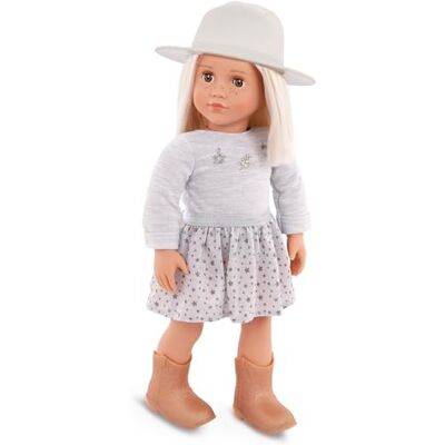 Our Generation Abigale Poupée de Mode de 46 cm des Yeux Noisette réalistes et de Longs Cheveux Blond Platine Jouets pour Enfants de 3 Ans et + - Publicité Our Generation Abigale Poupée de Mode de 46 cm des Yeux Noisette réalistes et de Longs Cheveux Blond Platine Jouets pour Enfants de 3 Ans et + - Publicité