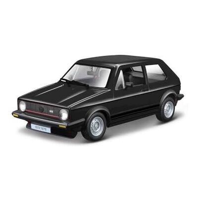 Bburago Volkwagen Golf 1 GTI Schwarz 3 Türer 1974-1983 1/24 Modell Auto - Publicité Bburago Volkwagen Golf 1 GTI Schwarz 3 Türer 1974-1983 1/24 Modell Auto - Publicité
