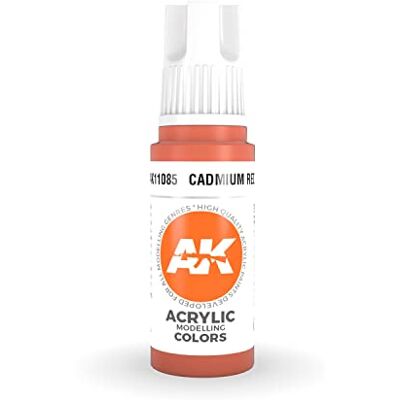 AK Interactive AK11085 Cadmium Red 17 ml - Publicité AK Interactive AK11085 Cadmium Red 17 ml - Publicité