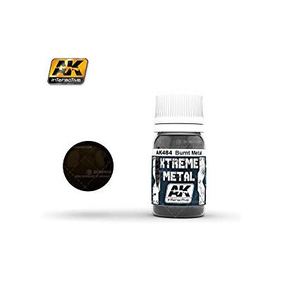 AK Interactive Extreme Metal Paints Burnt Metal - Publicité AK Interactive Extreme Metal Paints Burnt Metal - Publicité