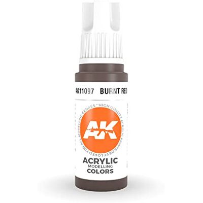 AK Interactive 3rd Gen Acrylic Burnt Red 17ml - Publicité AK Interactive 3rd Gen Acrylic Burnt Red 17ml - Publicité