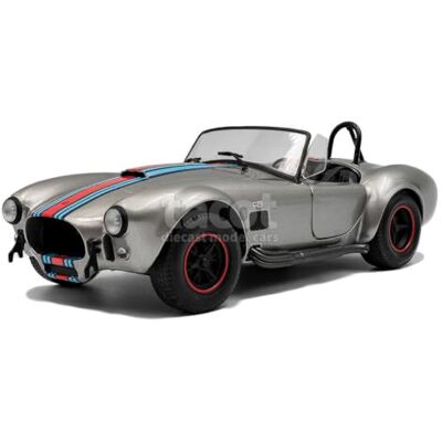 Solido 1:18 Shelby Cobra 427 MKII Works M Racing Silver 1965 - Publicité Solido 1:18 Shelby Cobra 427 MKII Works M Racing Silver 1965 - Publicité