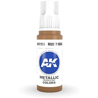 AK Interactive 3rd Gen Metallic Rusty Brass 17ml - Publicité AK Interactive 3rd Gen Metallic Rusty Brass 17ml - Publicité