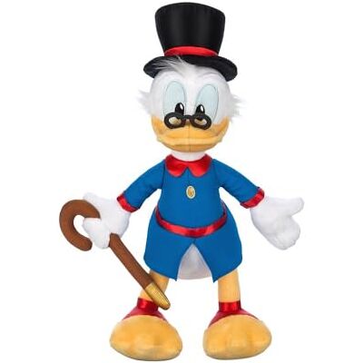 Disney Scrooge McDuck Jouet doux moyen pour enfants, personnage douillet avec texture moelleuse et détails brodés, peluche adaptée à tous les âges - Publicité Disney Scrooge McDuck Jouet doux moyen pour enfants, personnage douillet avec texture moelleuse et détails brodés, peluche adaptée à tous les âges - Publicité
