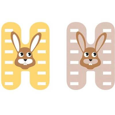 small foot Lettre enfant animaux en bois H - Publicité small foot Lettre enfant animaux en bois H - Publicité