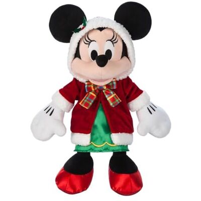 Disney Holiday Plush Peluche Minnie Mouse avec détails brodés Collection de Noël en peluche Convient à tous les âges - Publicité Disney Holiday Plush Peluche Minnie Mouse avec détails brodés Collection de Noël en peluche Convient à tous les âges - Publicité