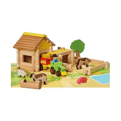 Jeujura Ma Première Ferme 80 Pièces Jeu Construction dès 3 Ans 8238 Jeu en bois enfant Ferme avec Tracteur Personnage, animaux et tapis de jeu inclus Imagination Fabriqué en France - Publicité Jeujura Ma Première Ferme 80 Pièces Jeu Construction dès 3 Ans 8238 Jeu en bois enfant Ferme avec Tracteur Personnage, animaux et tapis de jeu inclus Imagination Fabriqué en France - Publicité