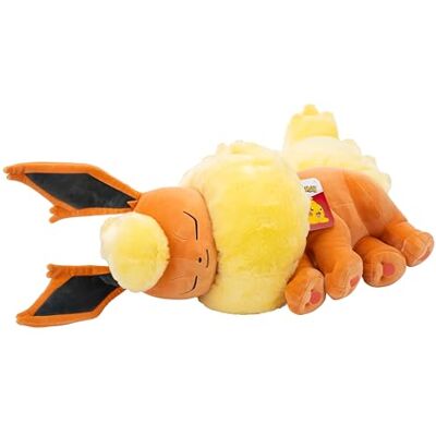Pokémon Sleeping Plush 45 cm Flareon Orange/Yellow Official Stuffed colectible Toy for Children 2+ - Publicité Pokémon Sleeping Plush 45 cm Flareon Orange/Yellow Official Stuffed colectible Toy for Children 2+ - Publicité