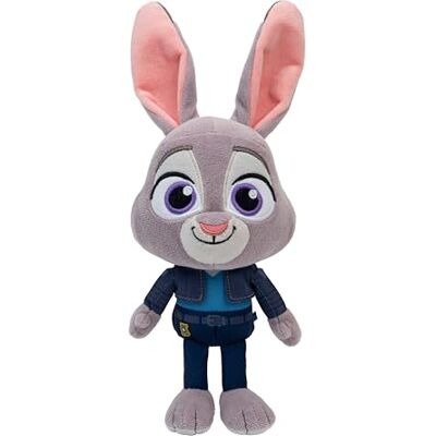 Disney Zootrópolis Peluche Judy Hopps 20 cm pour Enfants et collectionneurs Convient aux Enfants de 3 Ans et Plus - Publicité Disney Zootrópolis Peluche Judy Hopps 20 cm pour Enfants et collectionneurs Convient aux Enfants de 3 Ans et Plus - Publicité
