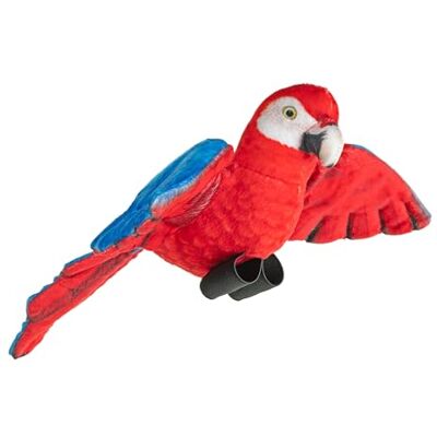 WILD REPUBLIC Rainforest Ara Rouge, Peluche, 11 cm, Rempli de Bouteilles d'eau recyclées, Scarlet Macaw - Publicité WILD REPUBLIC Rainforest Ara Rouge, Peluche, 11 cm, Rempli de Bouteilles d'eau recyclées, Scarlet Macaw - Publicité