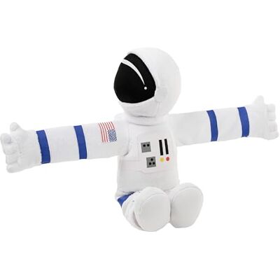 WILD REPUBLIC Huggers Astronaute, Peluche, 20 cm, Bracelet à Claquer, Peluche, Remplissage en Bouteilles d'eau Recyclées - Publicité WILD REPUBLIC Huggers Astronaute, Peluche, 20 cm, Bracelet à Claquer, Peluche, Remplissage en Bouteilles d'eau Recyclées - Publicité