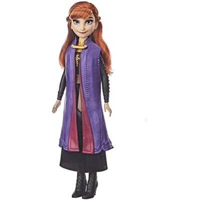 Disney La Reine des Neiges 2 Anna Poupée de Mode avec Longs Cheveux Rouges, Jupe, Chaussures, Jouet Inspiré par La Reine des Neiges 2 - Publicité Disney La Reine des Neiges 2 Anna Poupée de Mode avec Longs Cheveux Rouges, Jupe, Chaussures, Jouet Inspiré par La Reine des Neiges 2 - Publicité